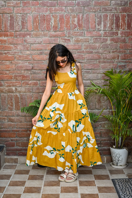 Sunflower Bliss Maxi Dress