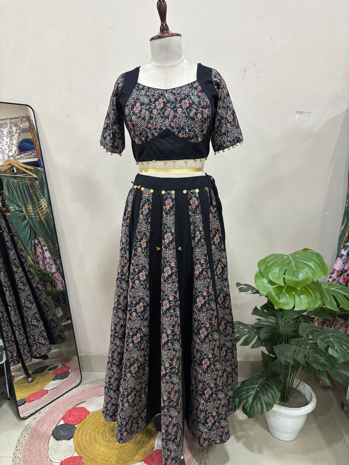 Raagini Ajrakh Lehenga Set