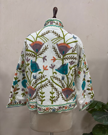 Bloom Haven Button Jacket