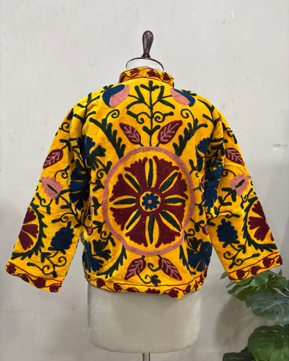 Golden Marigold Bloom Jacket