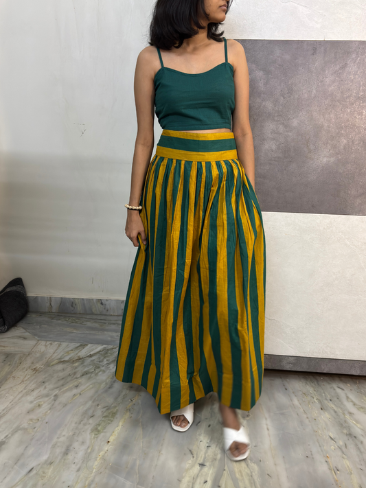 Emerald Sunshine Striped Set