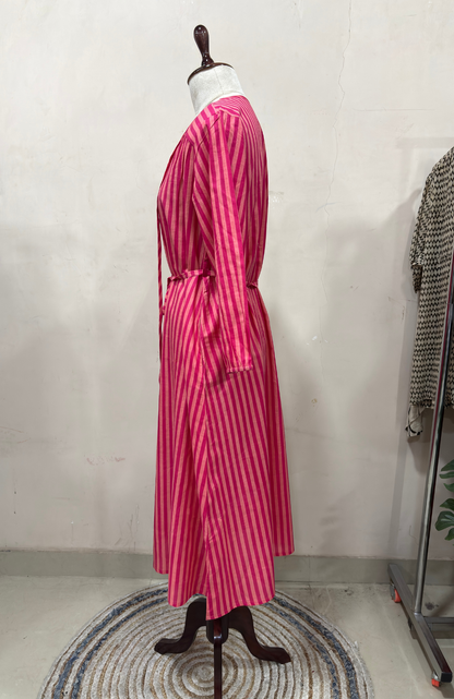 Raspberry Sorbet Midi Dress