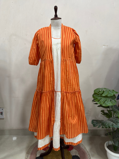 Sunkissed Ivory Layered Dress