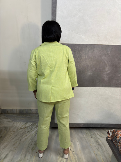 Verdant Vogue Three Piece Set