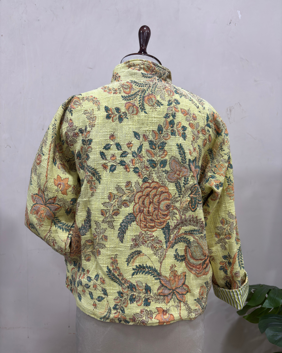 Vintage Botanical Printed Jacket