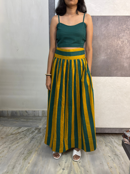 Emerald Sunshine Striped Set