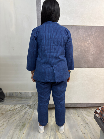 Midnight Pinstripe Power Three Piece Set