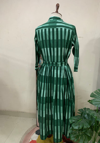 Serene Stripe Statement Dress