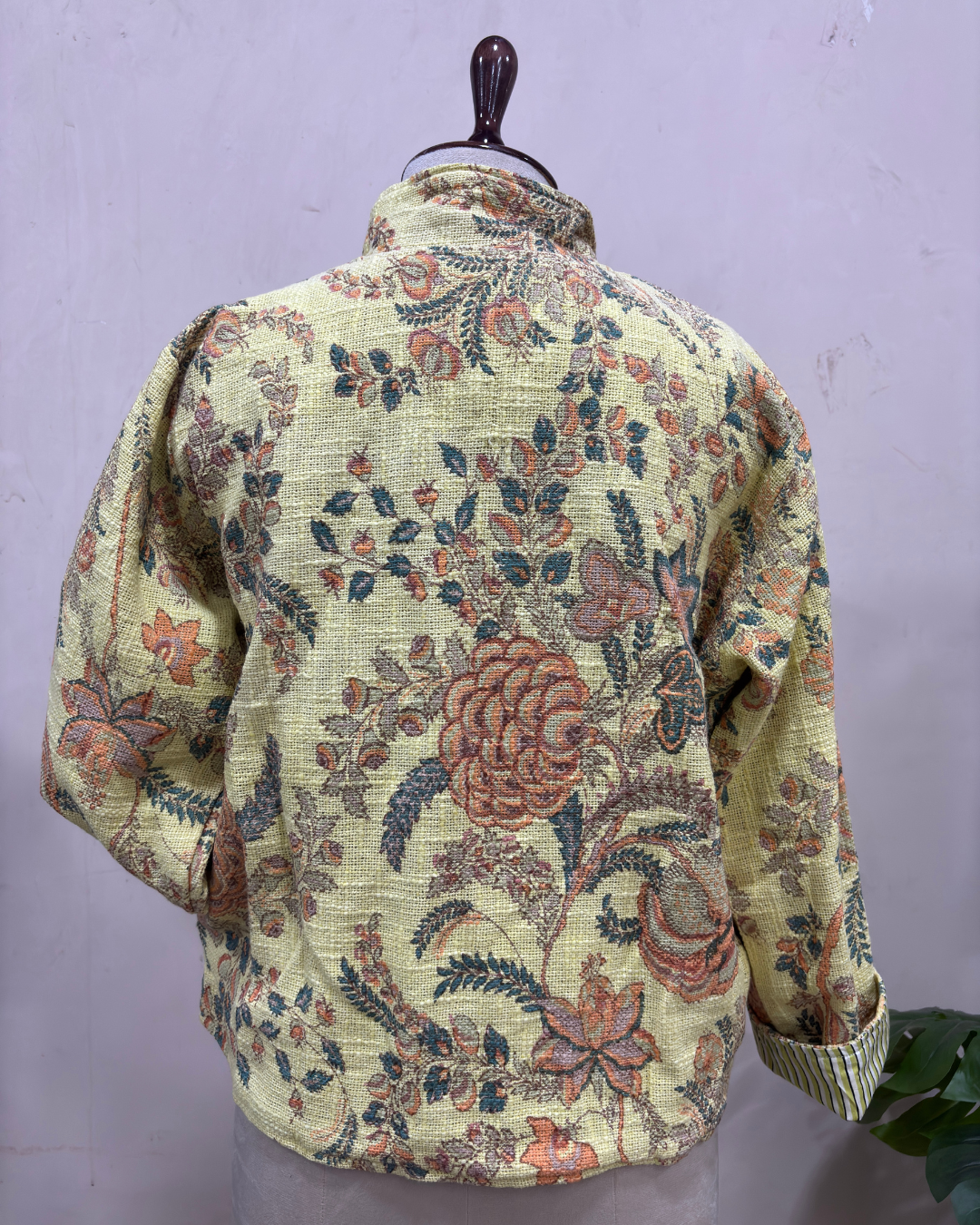 Vintage Botanical Printed Jacket
