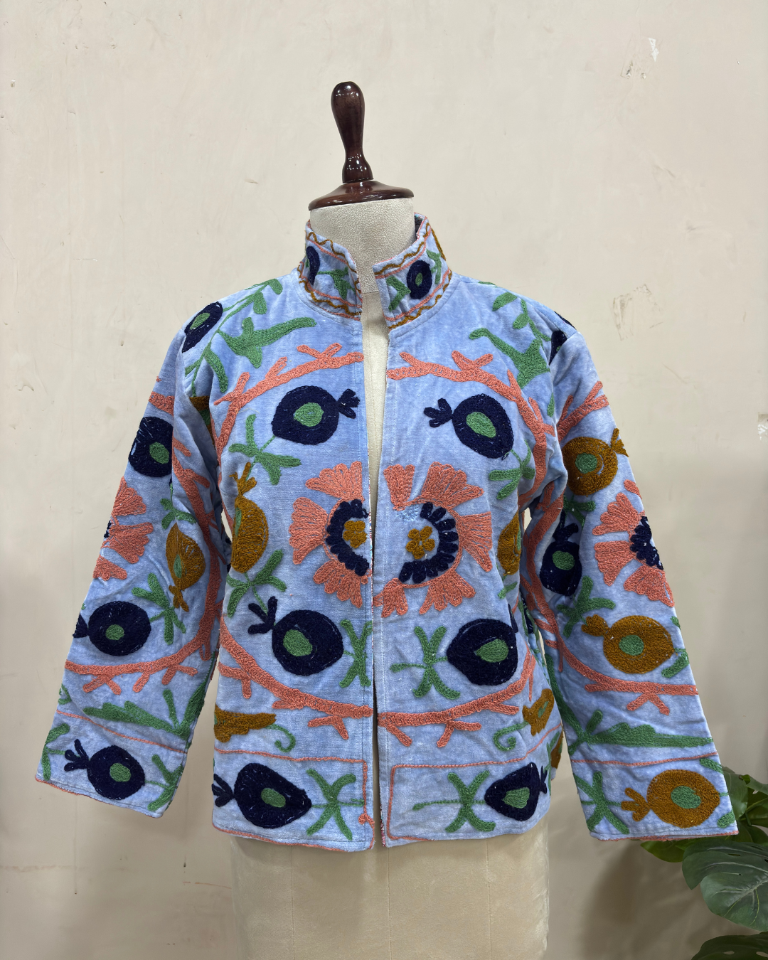 Sky Bloom Artisan Cotton Jacket
