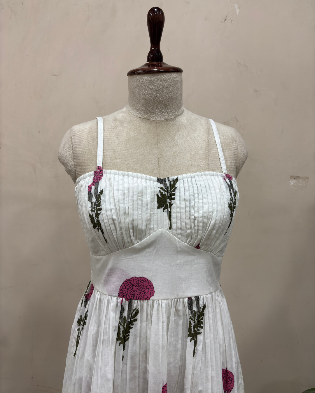 Ivory Blossom Strappy Dress