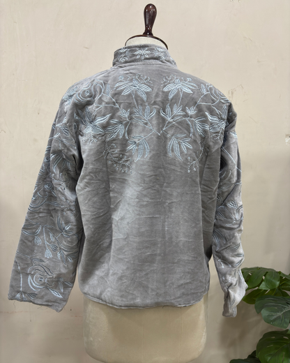 Silver Mist Luxe Jacket