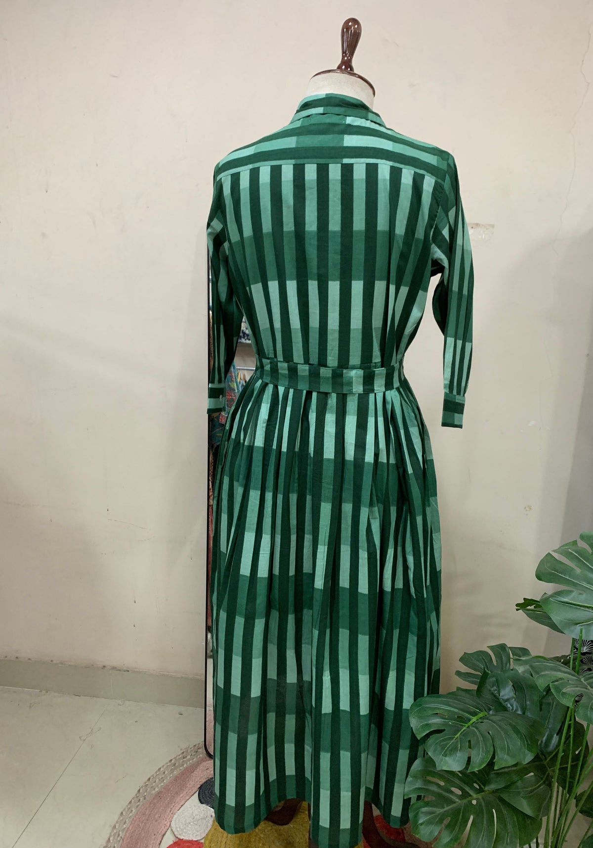 Serene Stripe Statement Dress