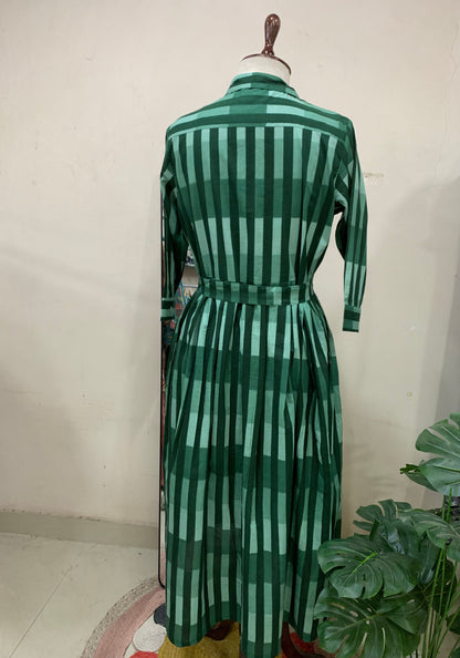 Serene Stripe Statement Dress