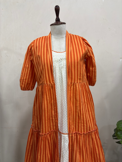 Sunkissed Ivory Layered Dress