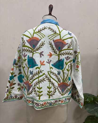 Bloom Haven Button Jacket