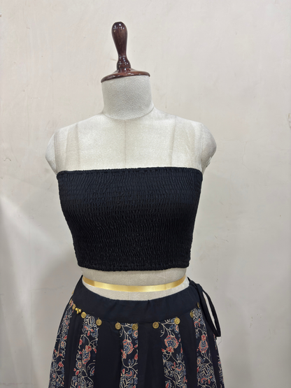 Taara Ajrakh Lehenga Set with Shrug
