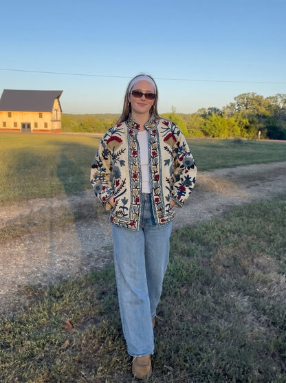 Ivory Heritage Embroidered Jacket