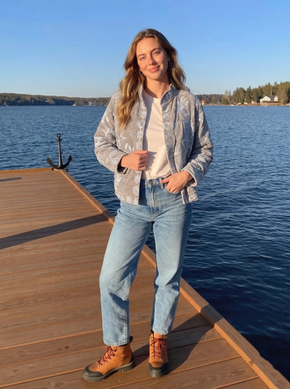 Silver Mist Luxe Jacket