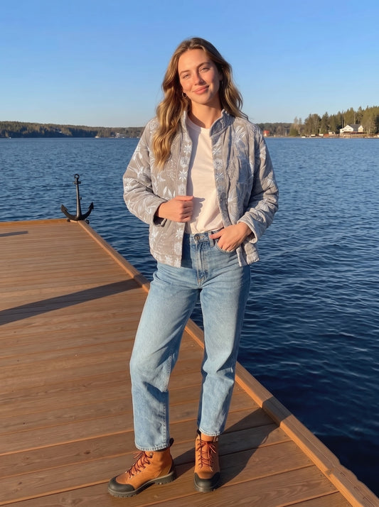 Silver Mist Luxe Jacket