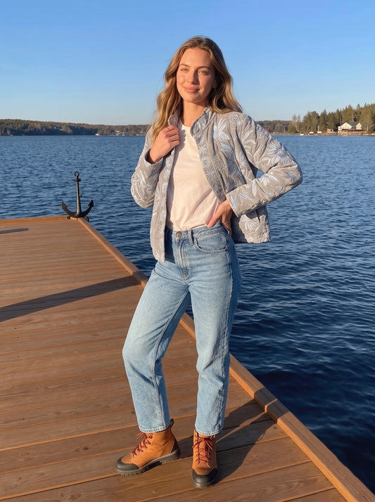 Silver Mist Luxe Jacket