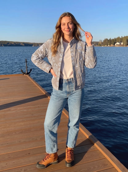 Silver Mist Luxe Jacket