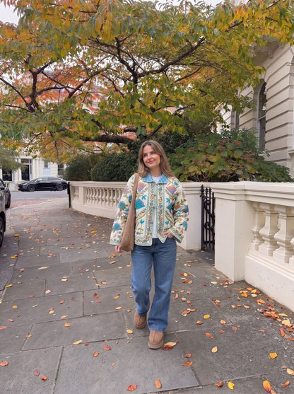 Bloom Haven Button Jacket