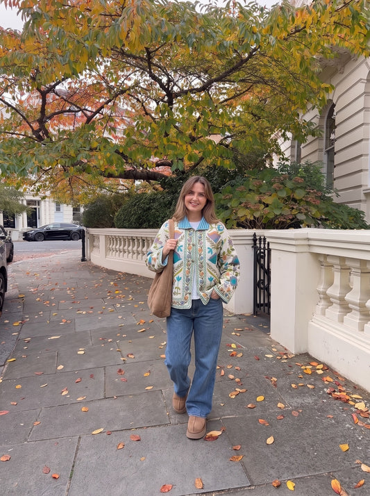 Bloom Haven Button Jacket
