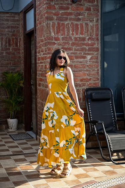 Sunflower Bliss Maxi Dress