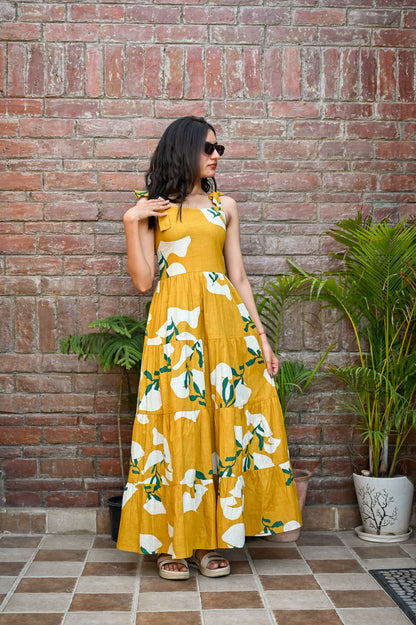 Sunflower Bliss Maxi Dress