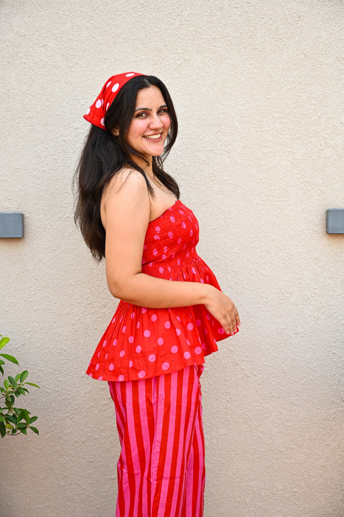 Red Polka Dot Co-ord Set
