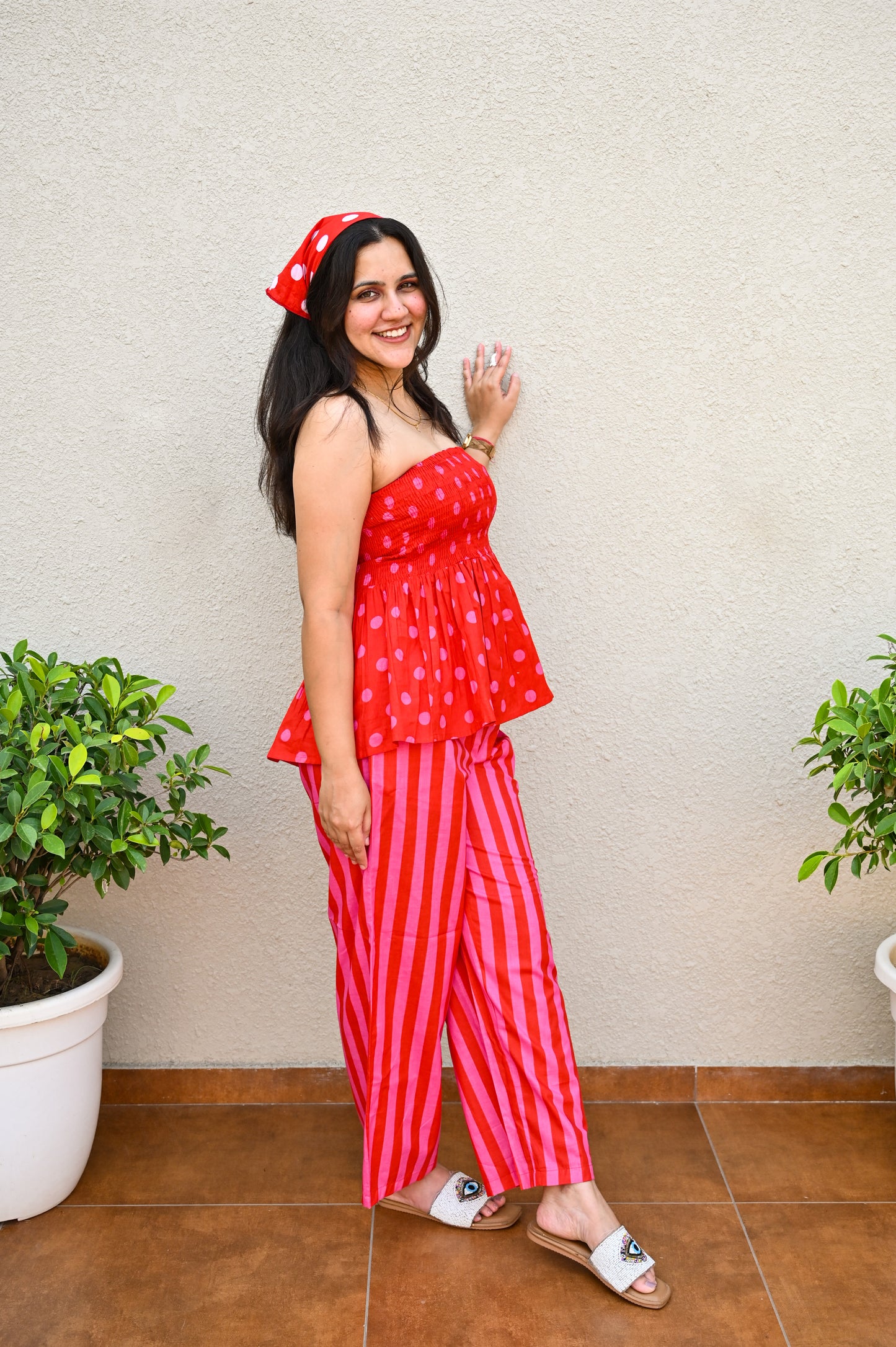 Red Polka Dot Co-ord Set