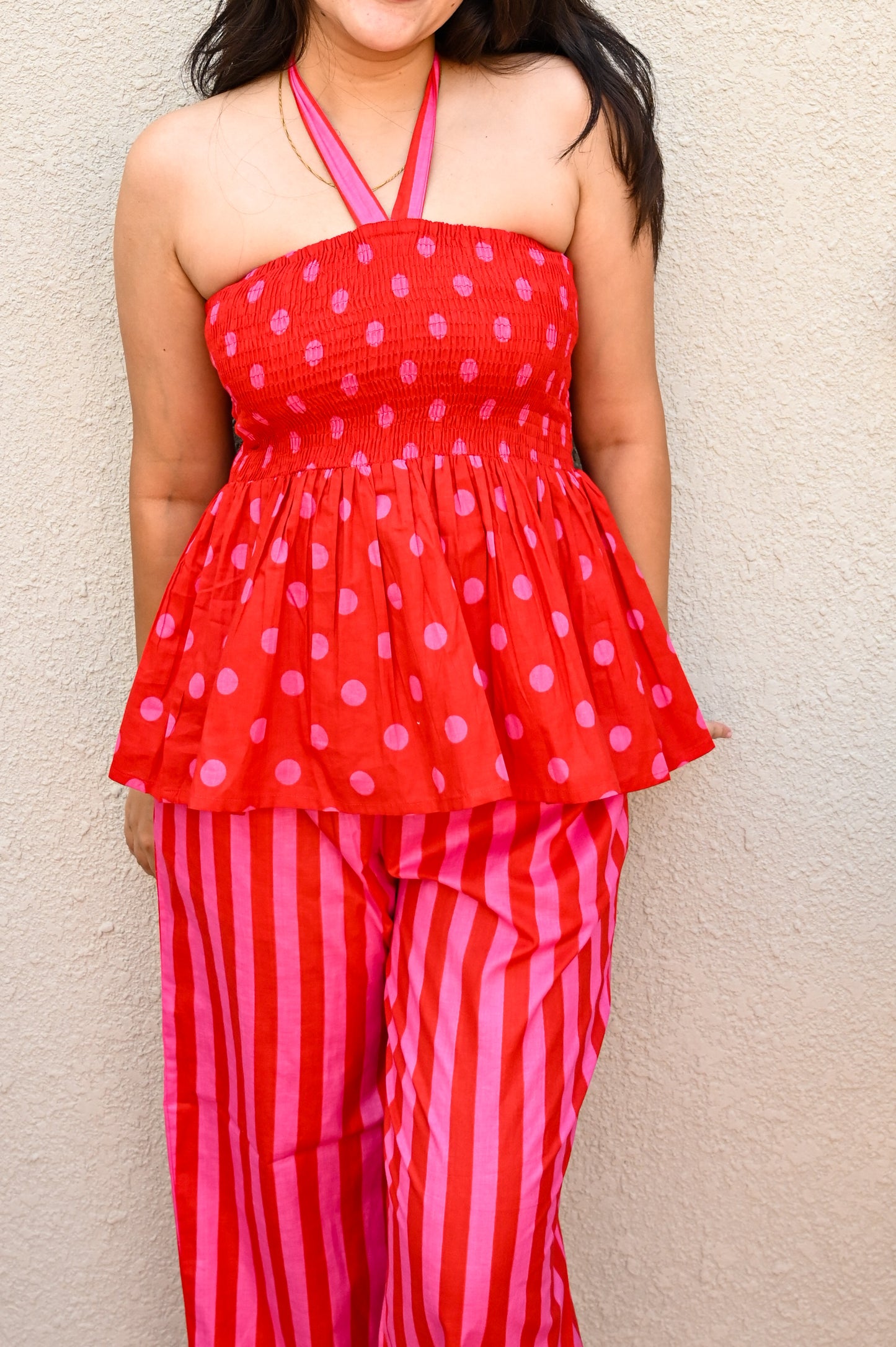 Red Polka Dot Co-ord Set