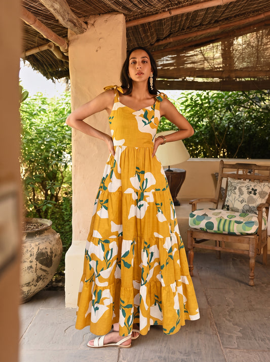 Sunflower Bliss Maxi Dress