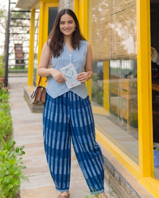 Coastal Stripe Balloon Pant Set
