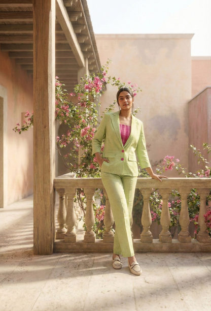 Verdant Vogue Three Piece Set