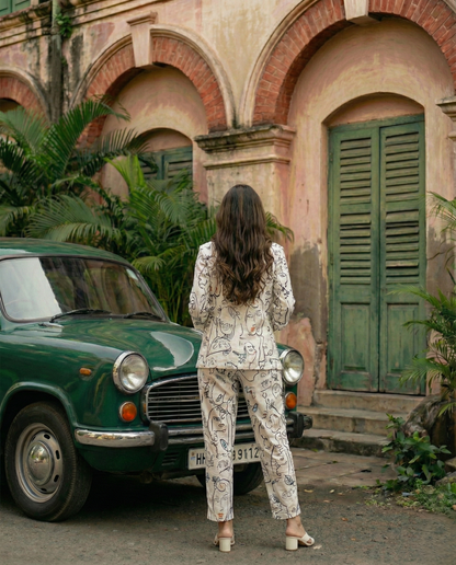 Abstract Muse Art Print Coord Set