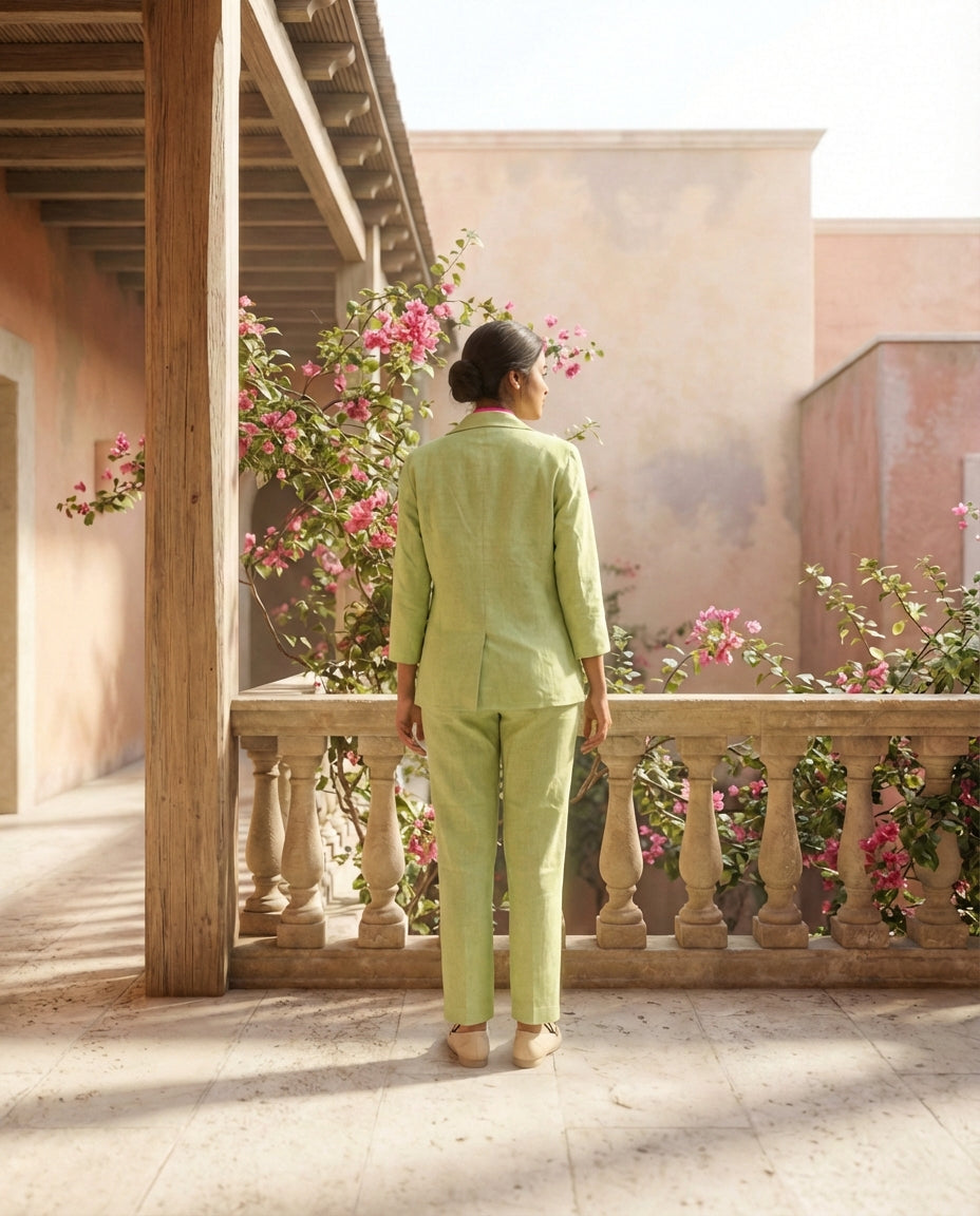 Verdant Vogue Three Piece Set