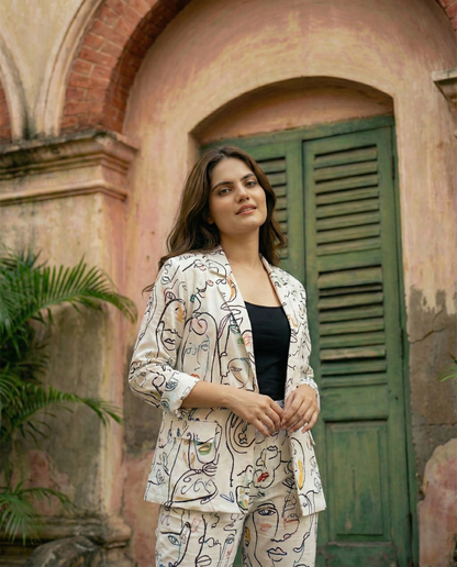 Abstract Muse Art Print Coord Set