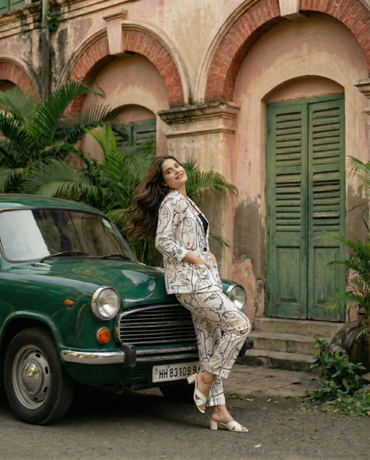 Abstract Muse Art Print Coord Set