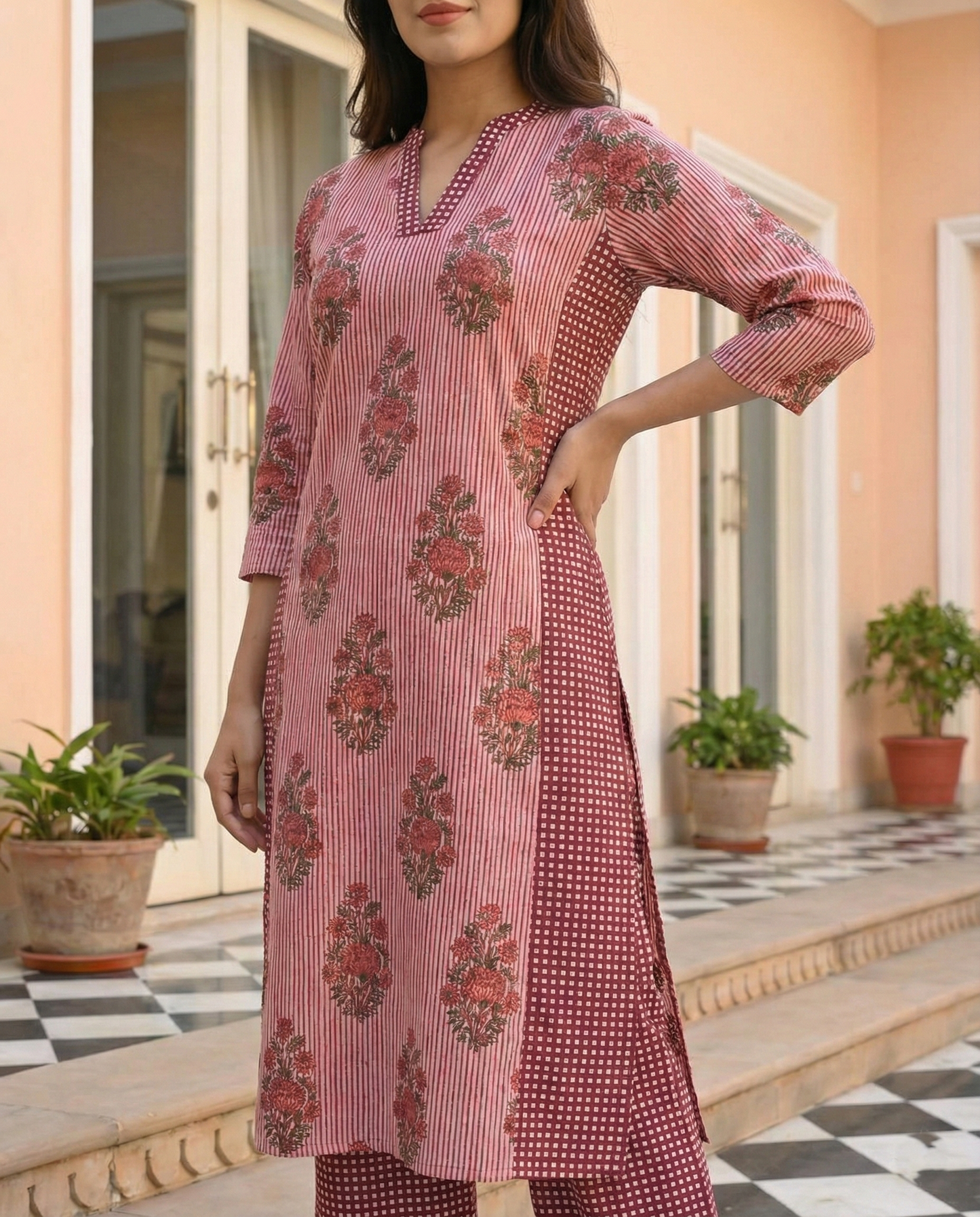 Designer Floral Printed Co-ord Set
