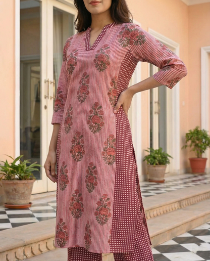 Designer Floral Printed Co-ord Set