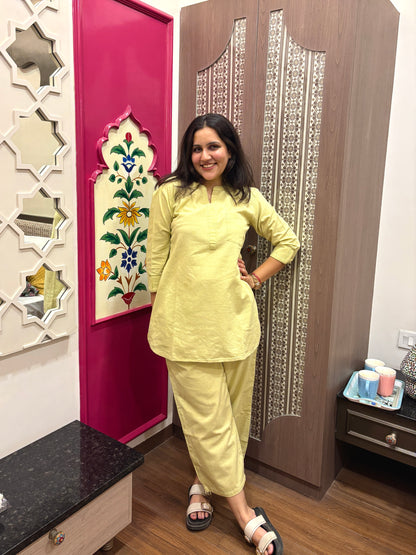 Pastel Lime Co-Ord Set