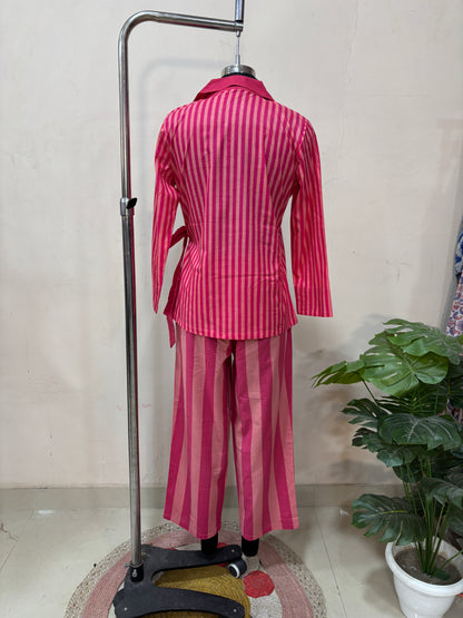 Vibrant Striped Co-Ord Set