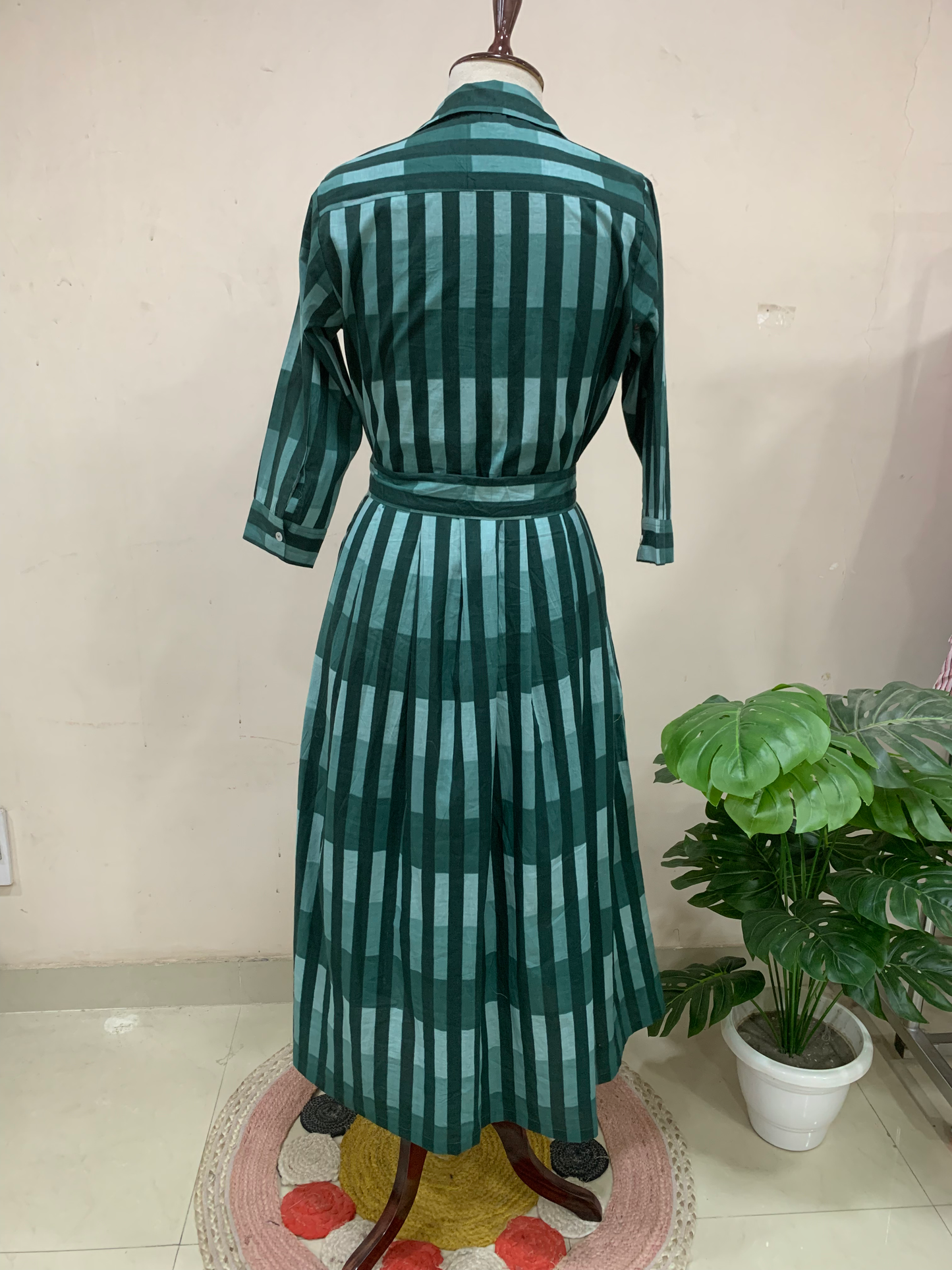 Serene Stripe Statement Dress