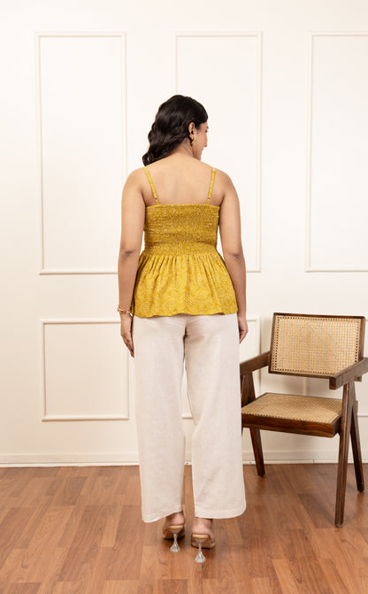 Golden Glow Top & Pant Set
