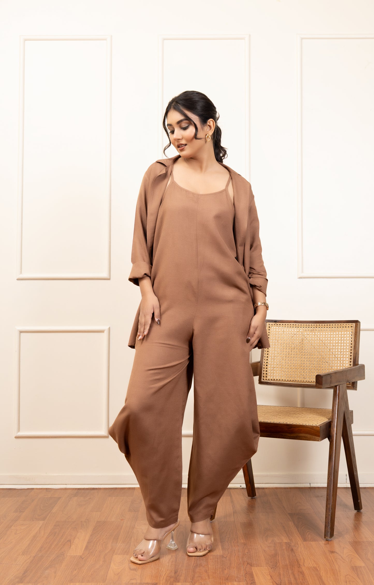 Mocha Luxe Jumpsuit