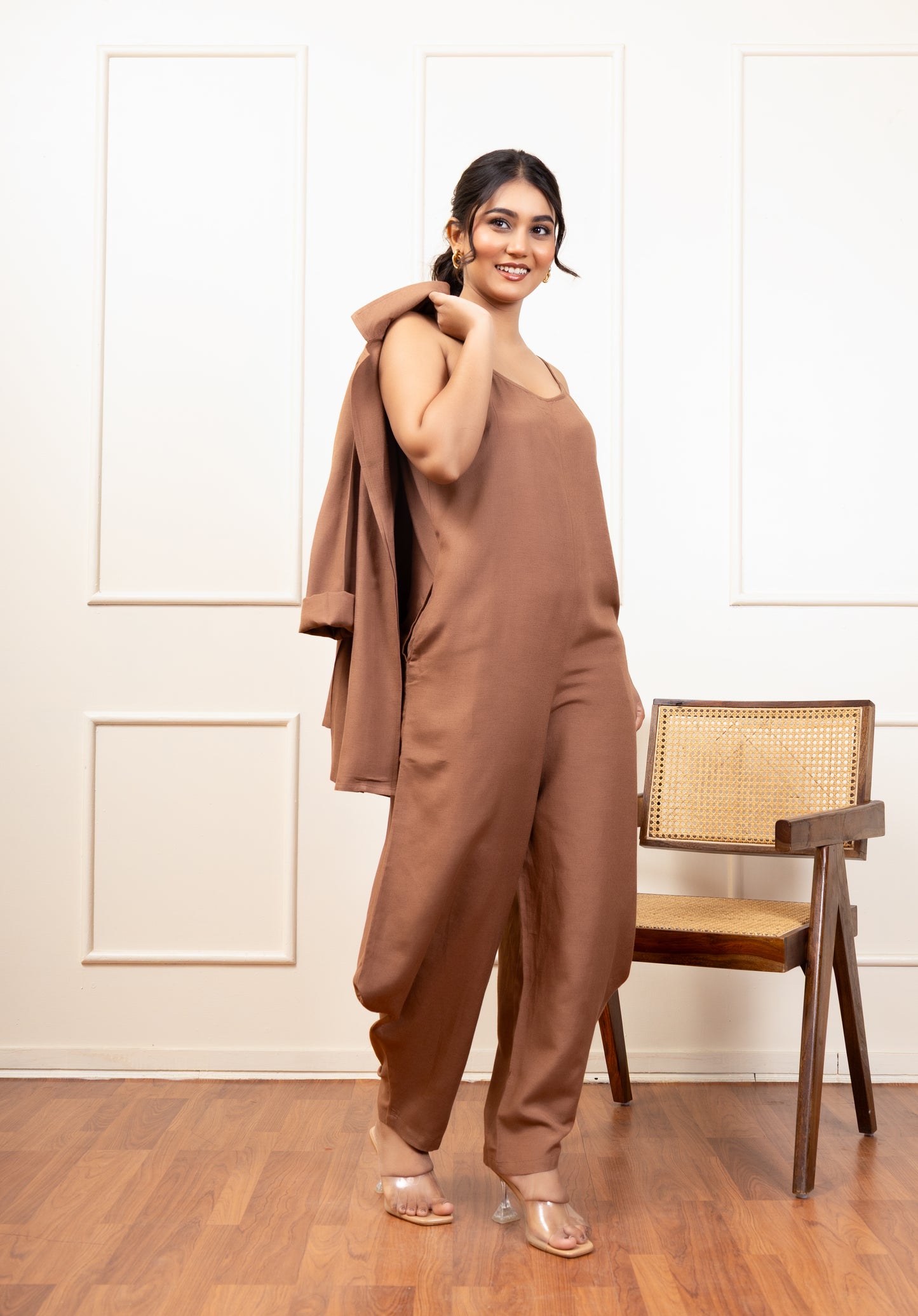 Mocha Luxe Jumpsuit
