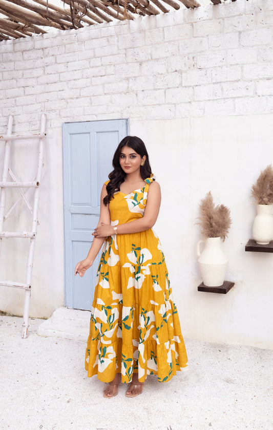 Sunflower Bliss Maxi Dress