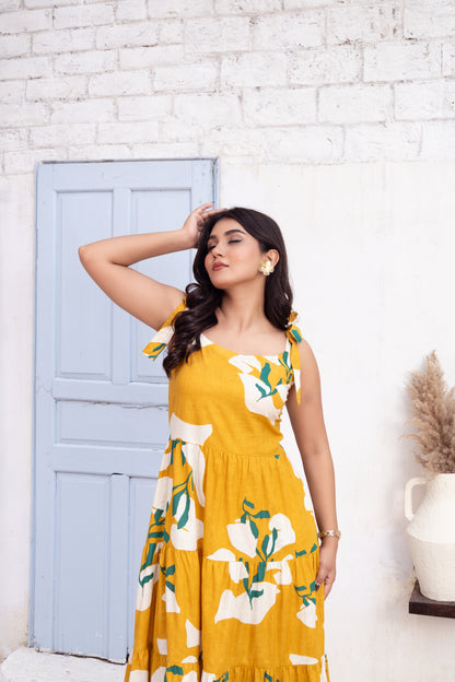 Sunflower Bliss Maxi Dress